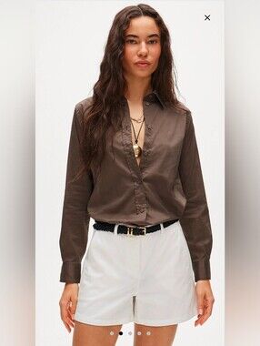 J. Crew Chino 7”  White Shorts